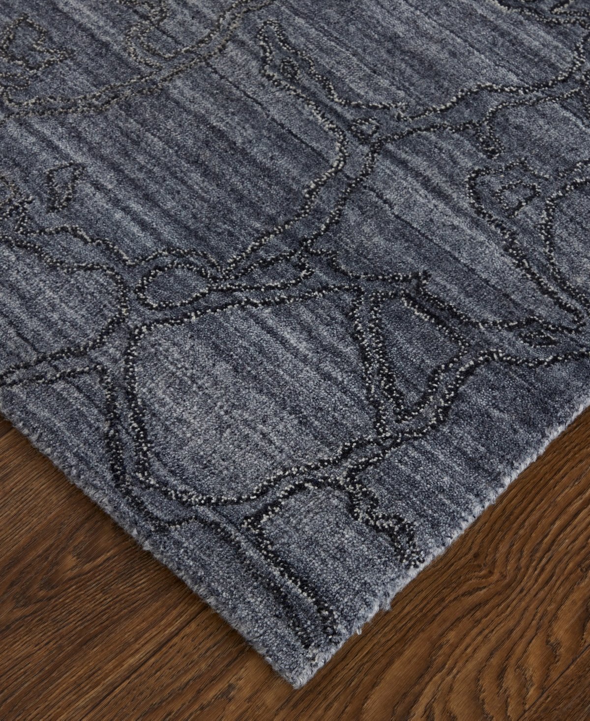 Feizy Whitton 8892f Area Rug, 2' X 3' In Gray,blue