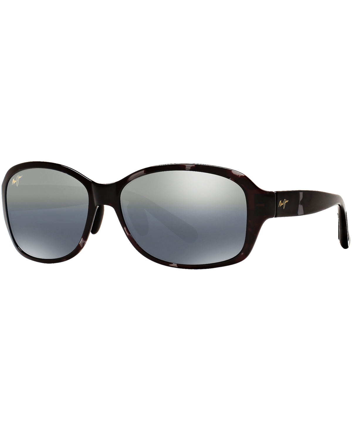 Shop Maui Jim Polarized Koki Beach Polarized Sunglasses , 433 In Black Tortoise,grey Mirrored Polar