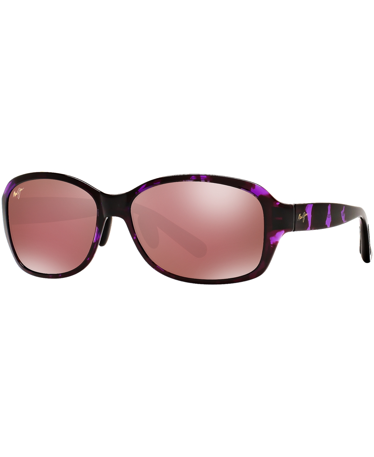 Shop Maui Jim Polarized Koki Beach Polarized Sunglasses , 433 In Tortoise Purple,purple Mirrored Polar
