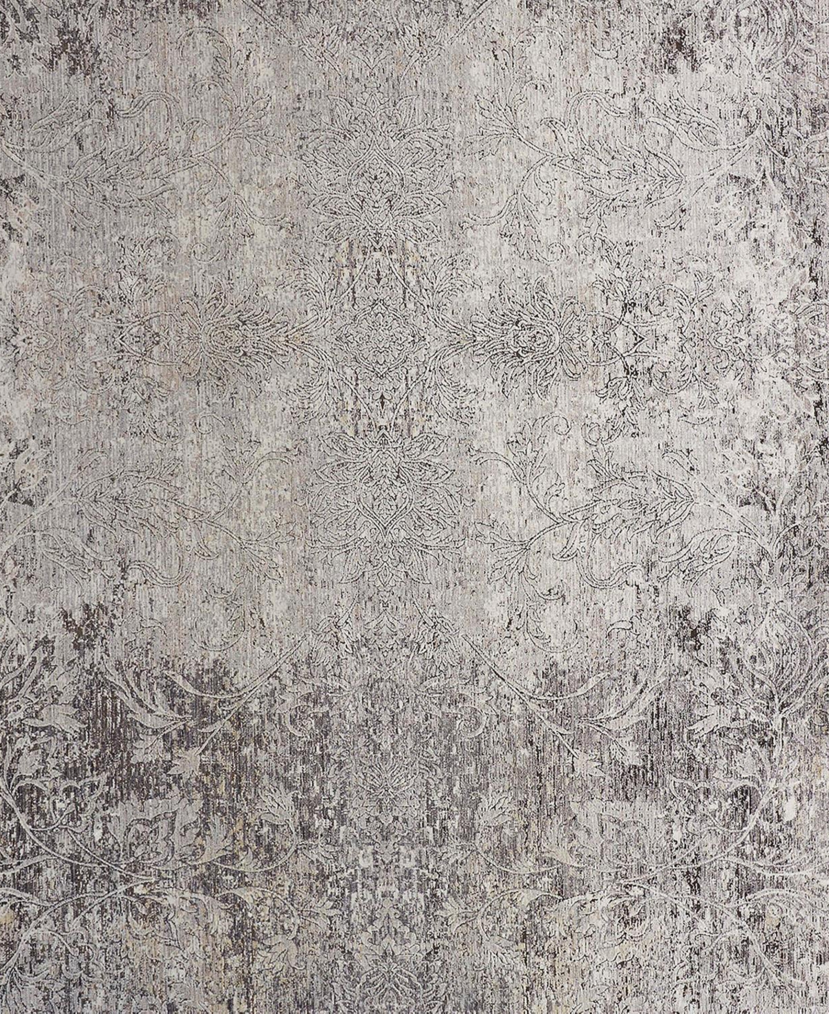 Shop Feizy Sarrant 3964f 2'8"x10' Runner Area Rug In Gray,ivory