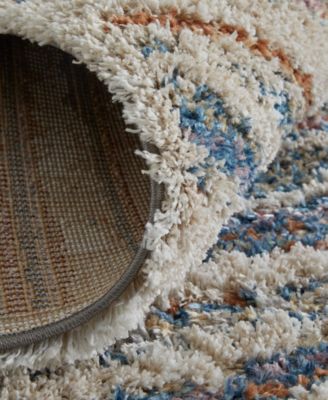 Feizy Mynka 39ief Rug Collection In Ivory,blue