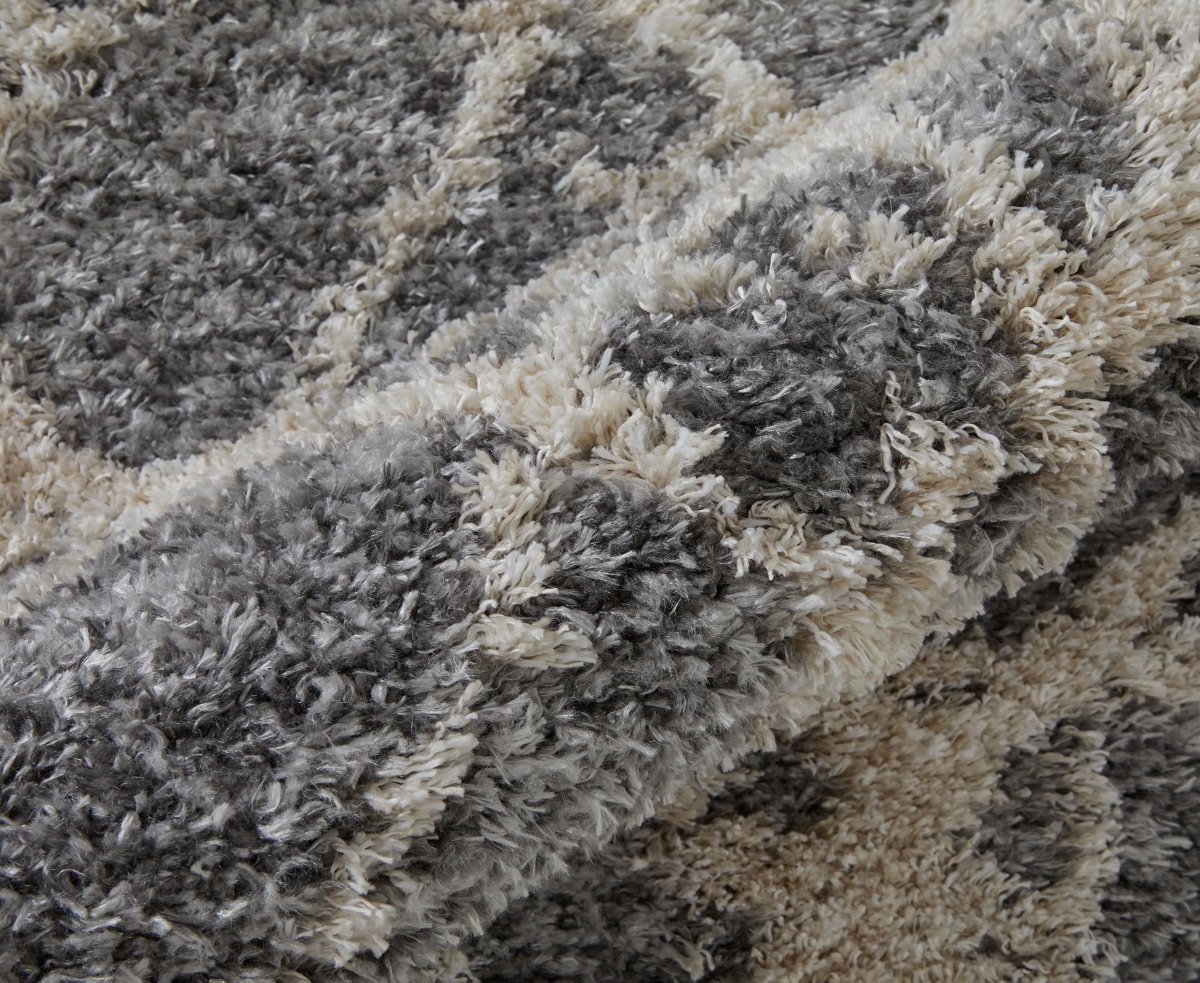 Shop Feizy Mynka 39idf 2'6"x8' Runner Area Rug In Gray,ivory