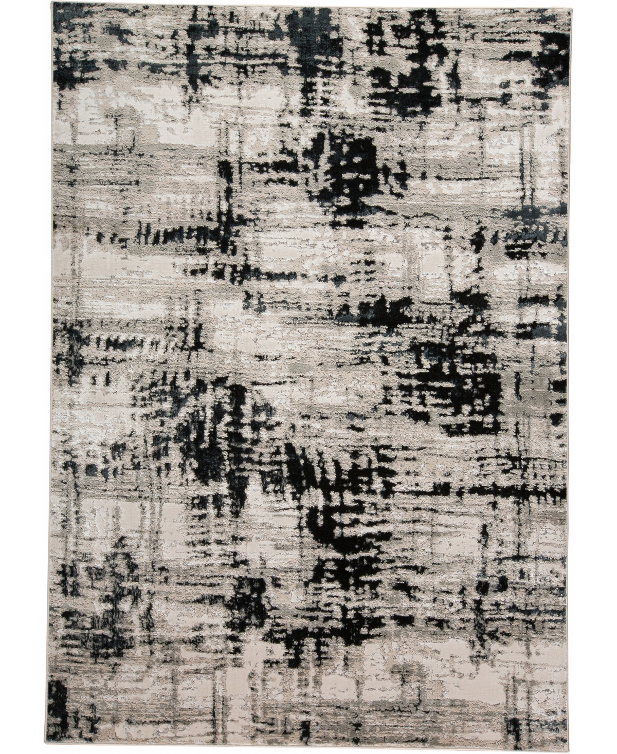 Shop Feizy Micah 3339f 8'x10' Area Rug In Black