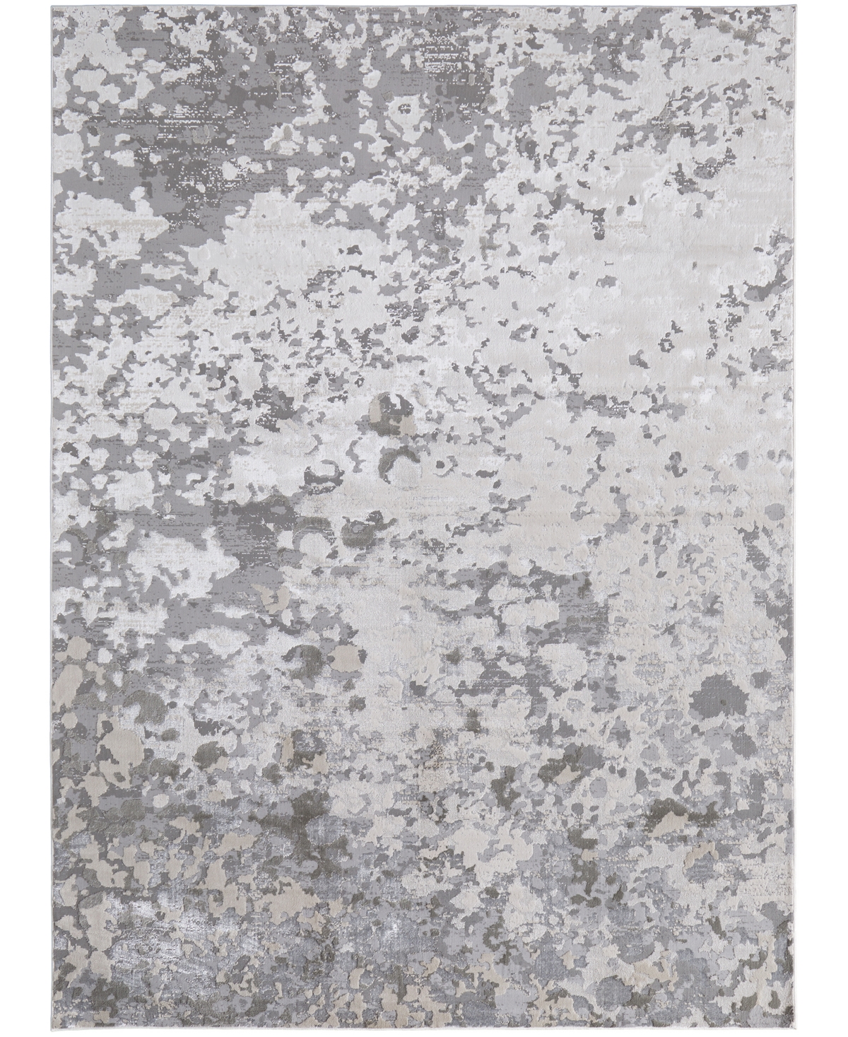 Shop Feizy Micah 3336f 8'x10' Area Rug In Silver