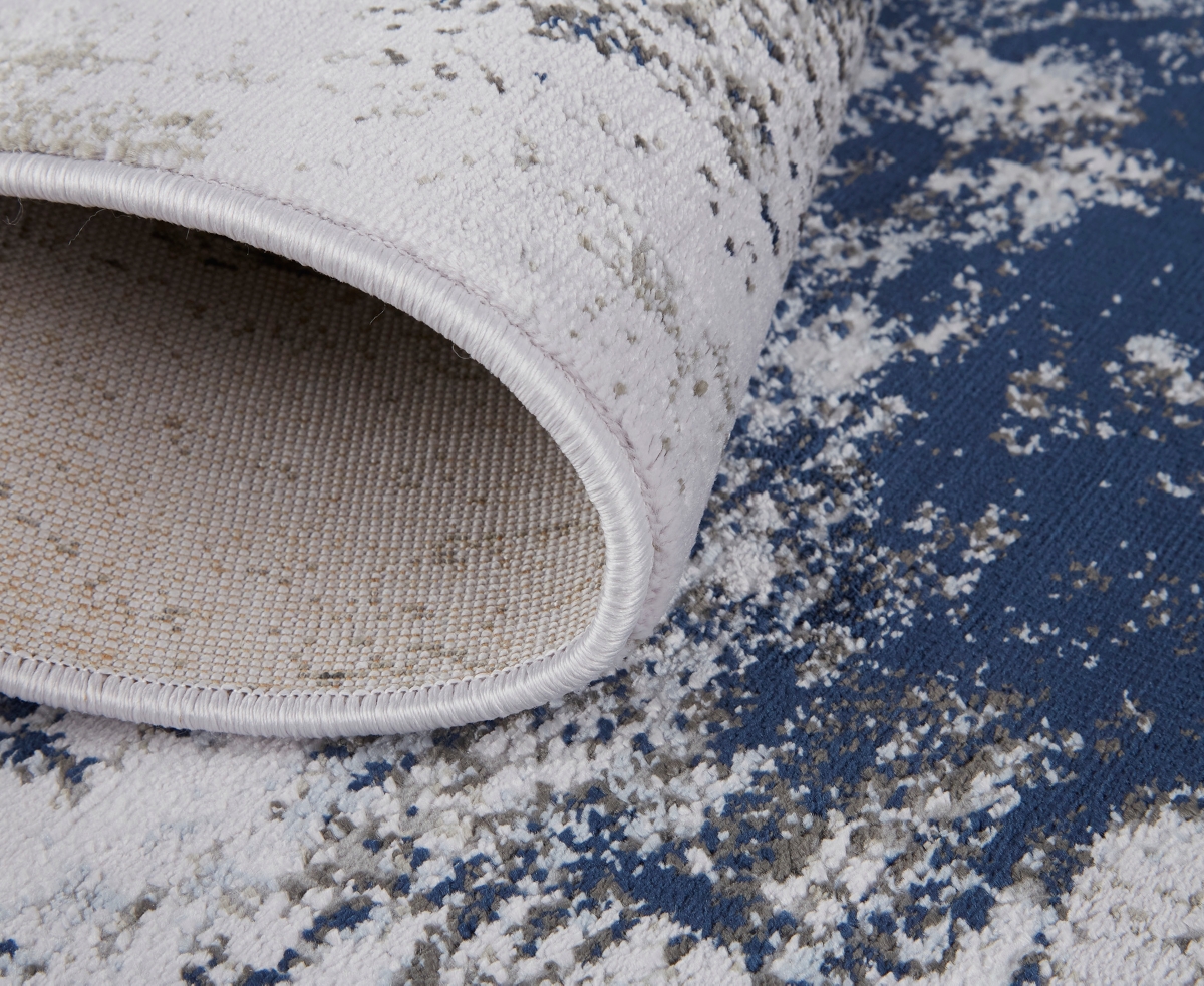 Feizy Gaspar 3833f 5'2x7'2 Area Rug In Blue,gray