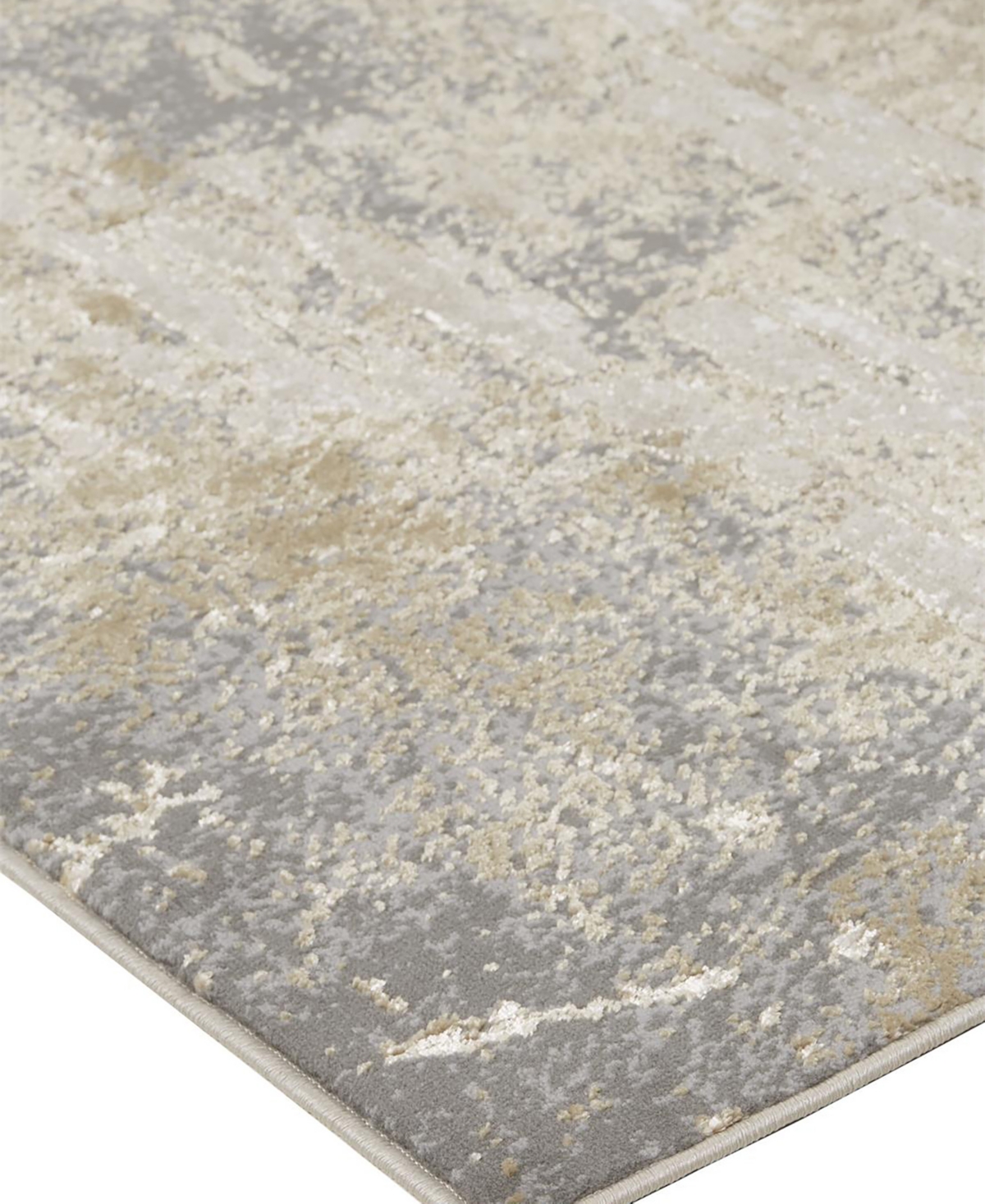 Shop Feizy Aura 3567f 5'x8' Area Rug In Ivory,gold