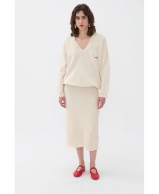 Women's Knit Midi Skirt