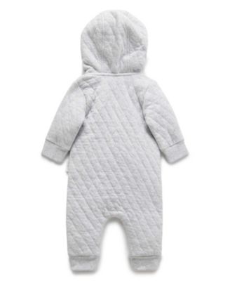Baby Boy and Baby Girl Quilted Coverall