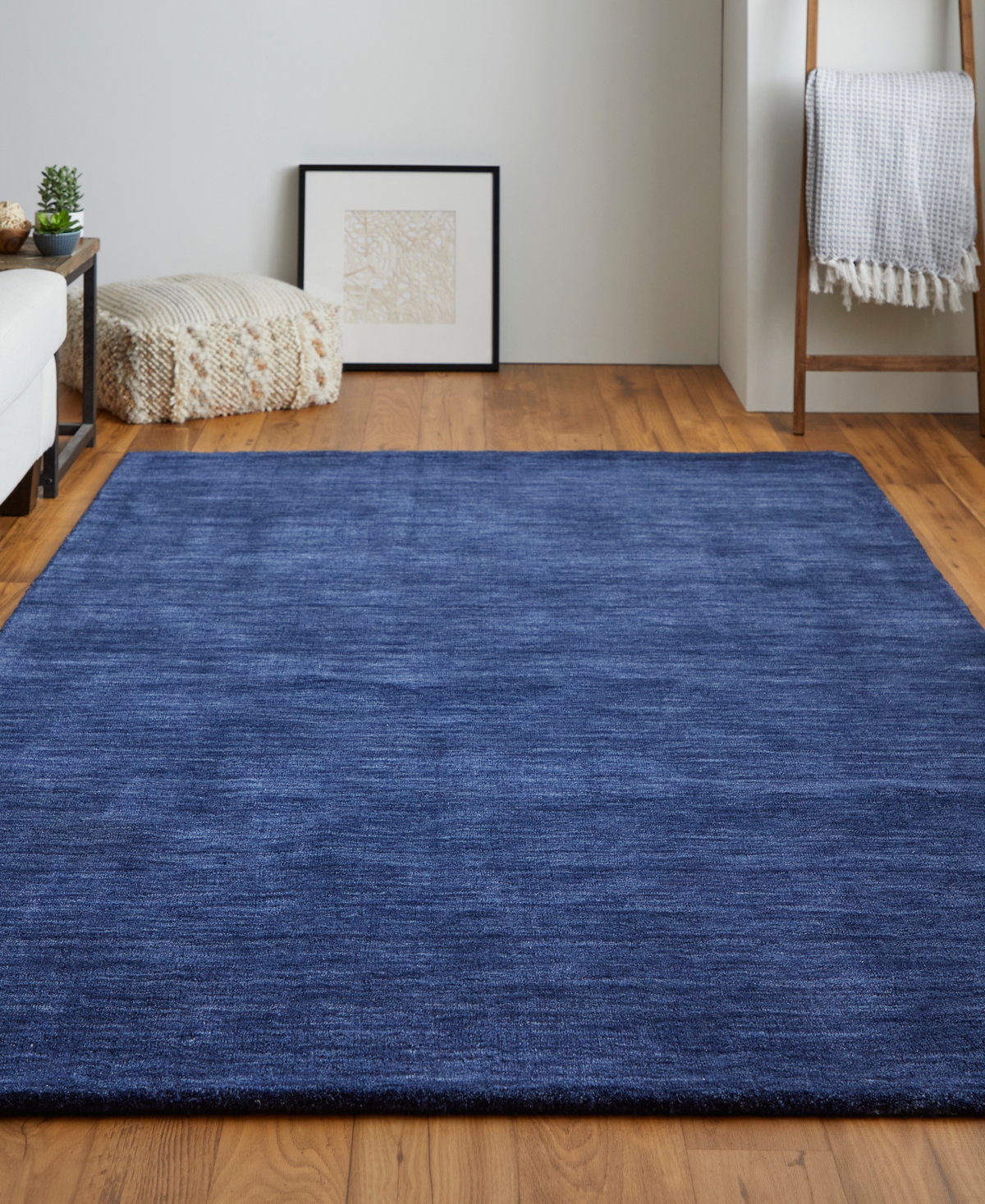 Feizy Luna 8049f 2'6"x8' Runner Area Rug In Blue