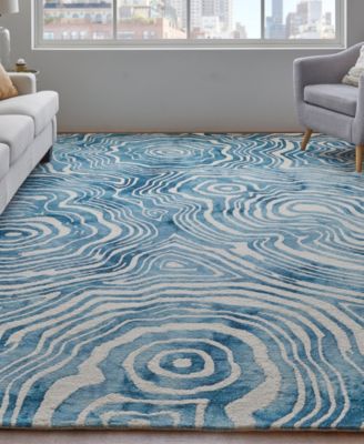 Shop Feizy Lorrain 8920f Rug Collection In Blue,ivory