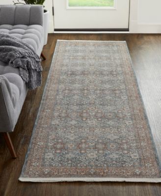 Feizy Marquette 39gtf Rug Collection In Blue,red