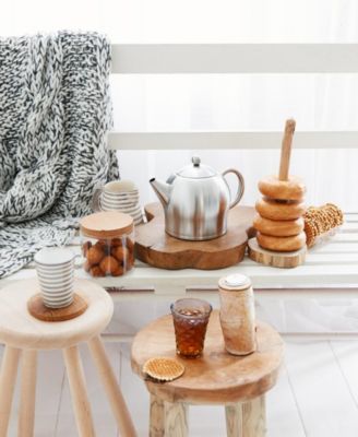 BREDEMEIJER Stainless Steel Doubled Walled 47 Fluid Oz Satin Finish Teapot