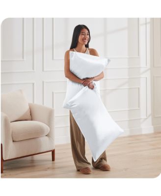 Poly Satin Zipper Closure Pillowcase Set