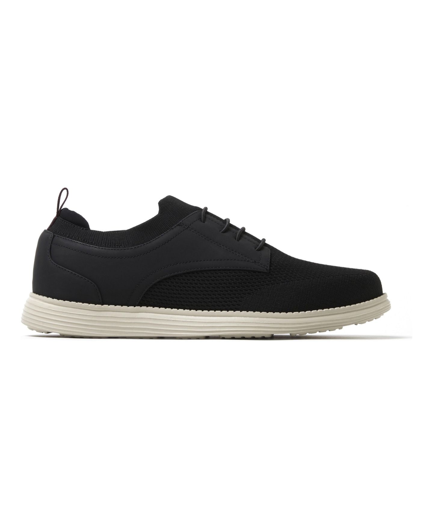 Мужские кроссовки Dearfoams Nash Stretch Knit Oxford Slip On, цвет: Чёрный — фото 2