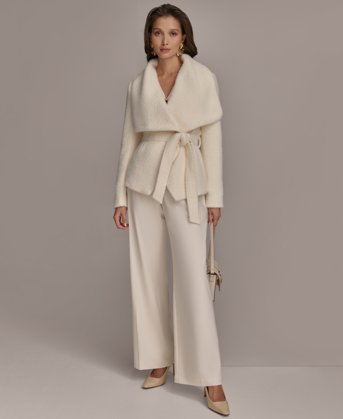 Donna Karan New York Women's Tie-Front Wrap Jacket