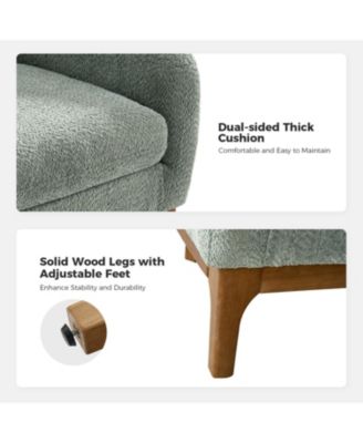 Augus Modern Boucle Armchair Chair with Adjustable Feet