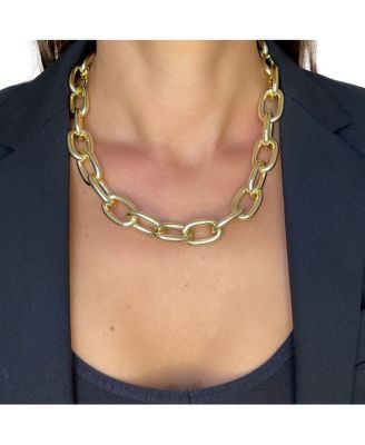 Polished Statement Chain Necklace
