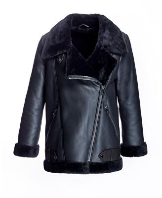Women's Oversized Motorcycle Jacket
