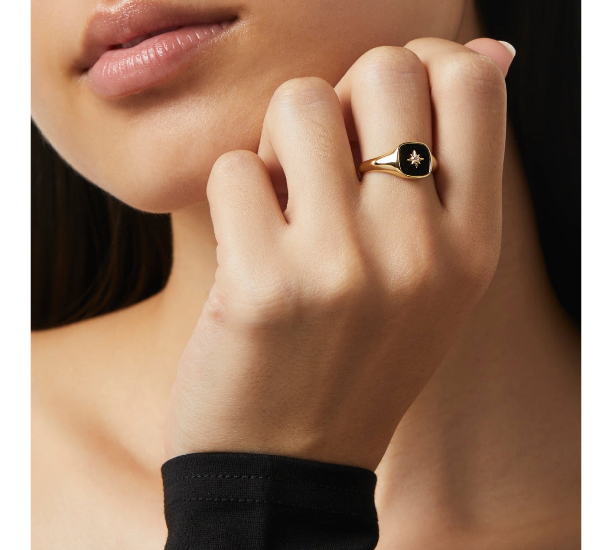 Ana Luisa Gold Signet Ring
