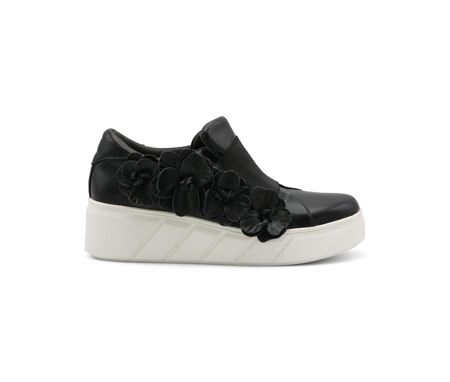Женские кроссовки Charles David Sport Rachelle Fashion Sneaker Rosettes, цвет: Чёрный — фото 3