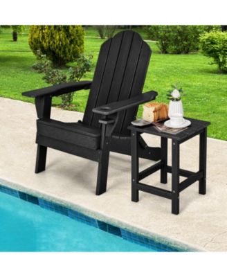 14 Inch Square Weather-Resistant Adirondack Side Table