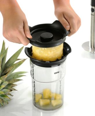 GEFU Stainless Steel 4 Piece Pineapple Slicer with Container