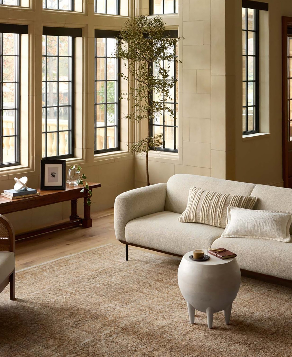 Loloi Heritage Her-01 9'x12' Area Rug - Tan