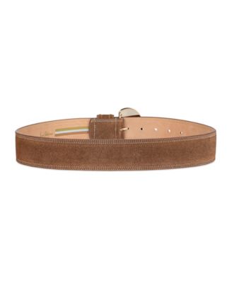 Women's Wide Width Double-E Loop Casual Leather Belt