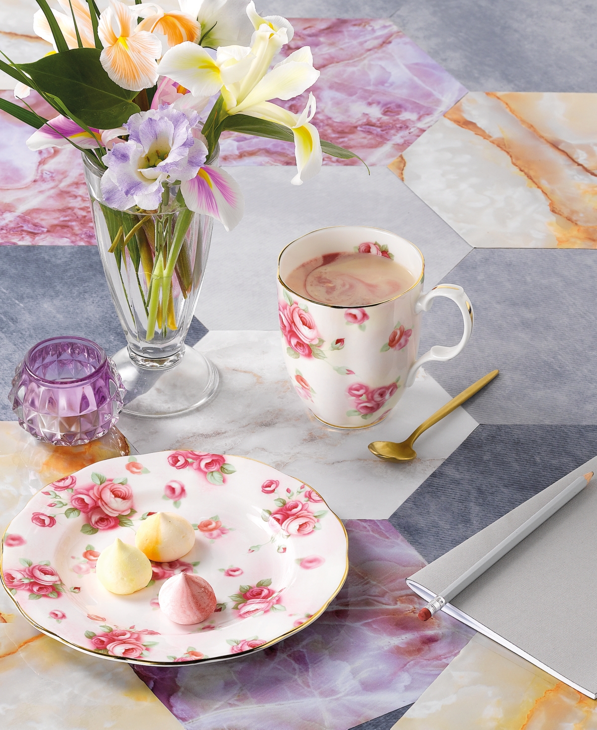 Royal Albert 100 Years 1950-1990 5-Piece Plate Set