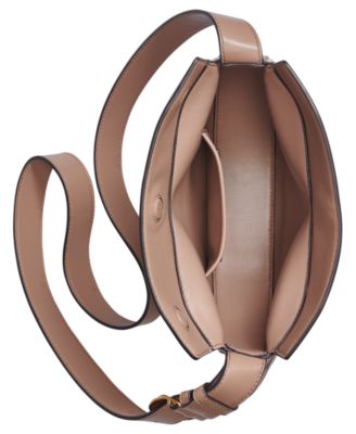 Valley Stream Leather Buckle Crossbody with Adjustable Strap