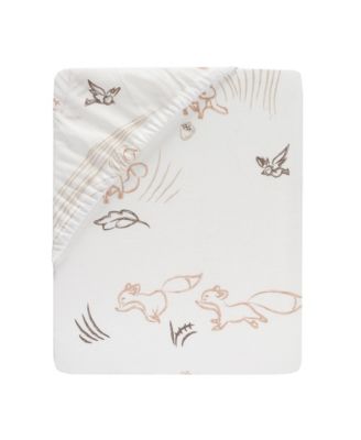 Treetop Fox Woodland Breathable Cotton Fitted Crib/Toddler Sheet
