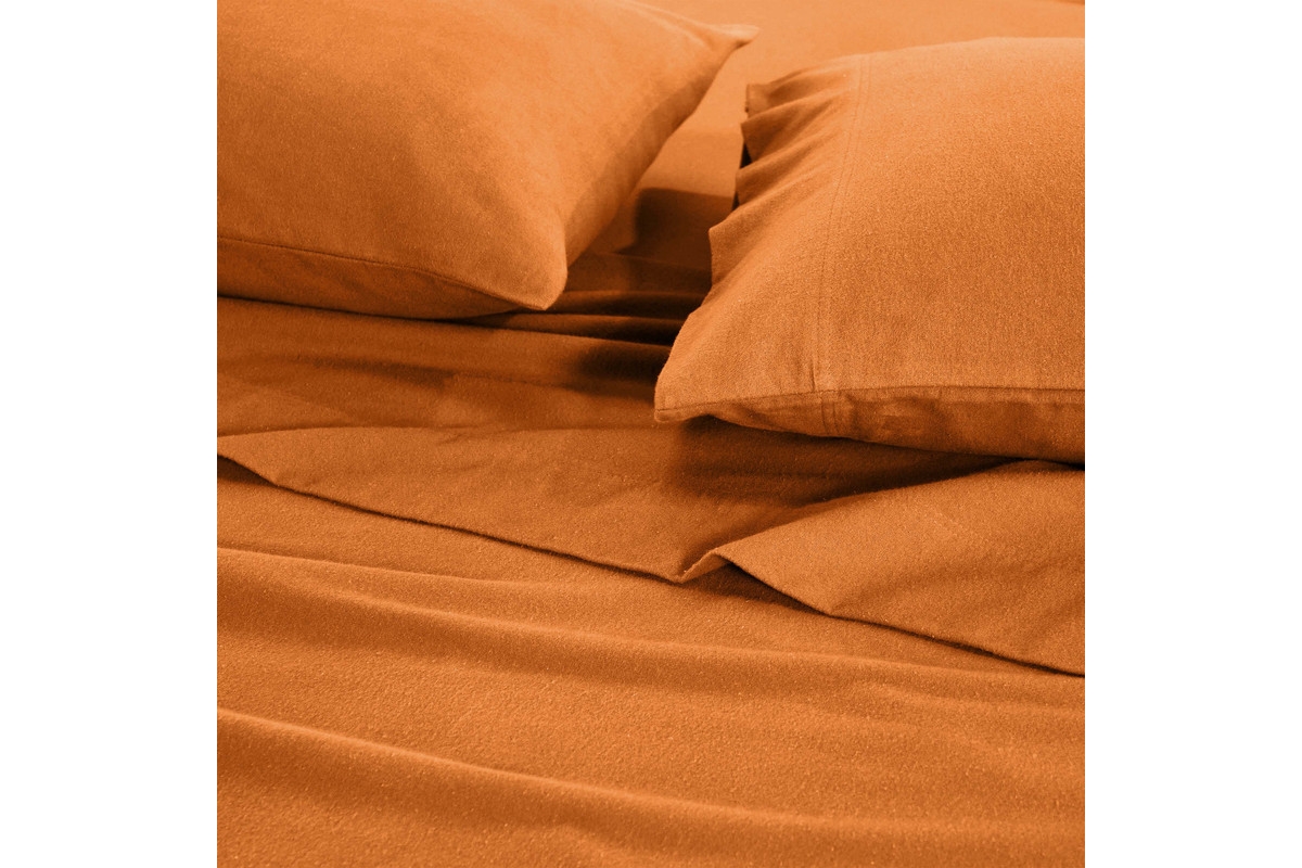 Superior Paisley or Solid Flannel Cotton Deep Pocket Sheet Set