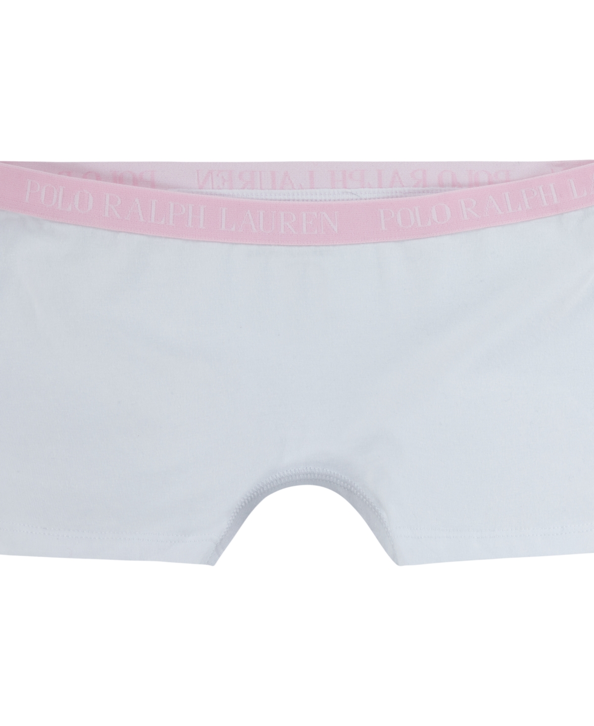 Polo Ralph Lauren Big Girls Stretch Cotton Boyshorts, 2 Pack -White