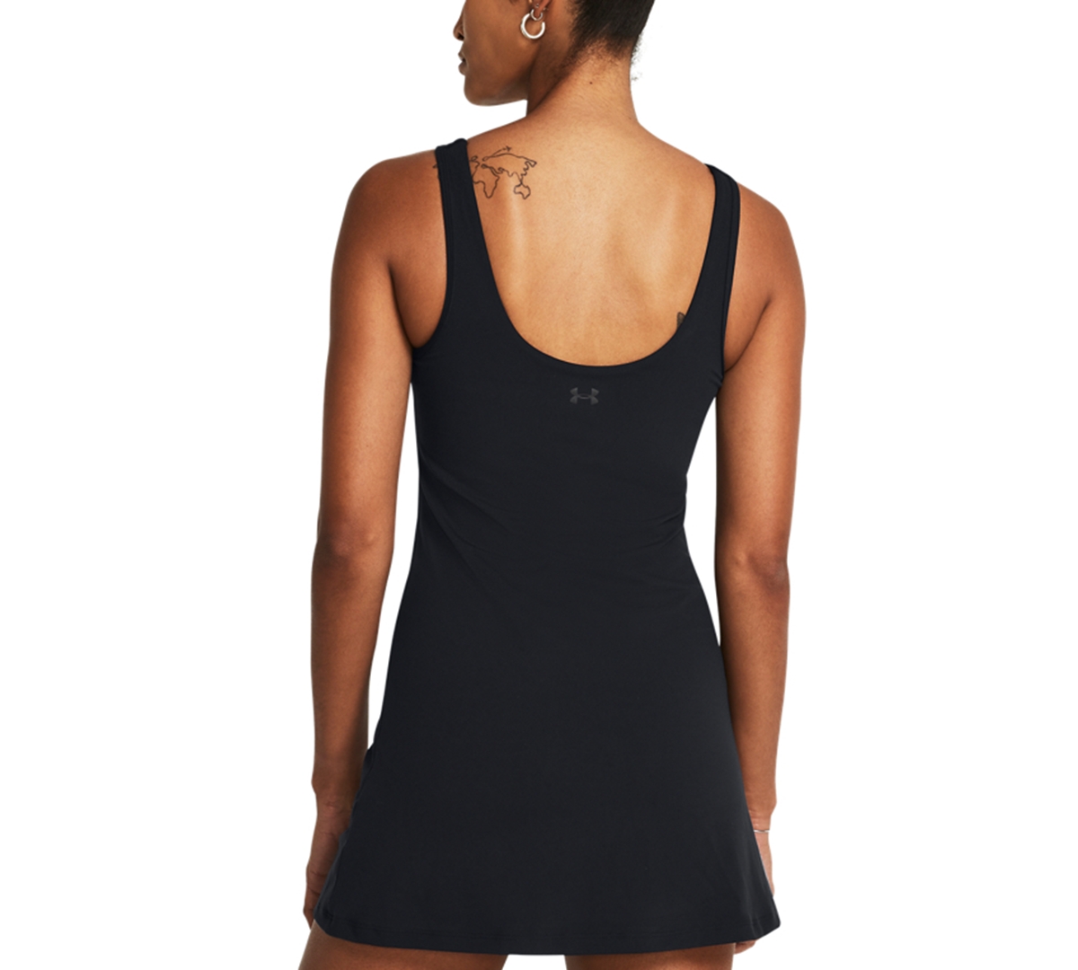 Under Armour Women's Scoop-Neck Built-In Shorts Motion Dress -/ / Jet Gray