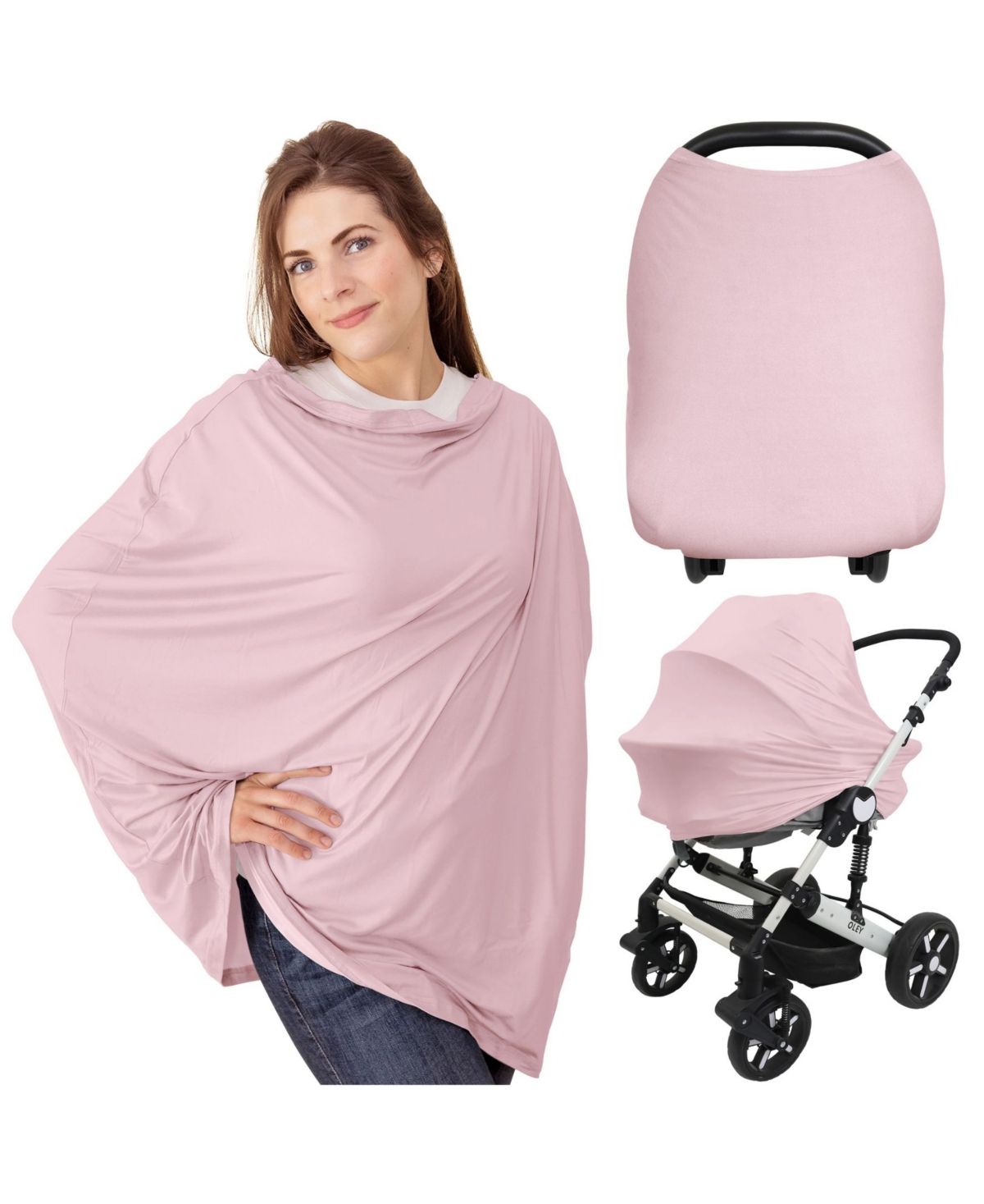 KeaBabies Baby Car Seat Cover, All-in-1 Nursing Cover, Car Seat Covers for Babies, Infant Car Seat Cover