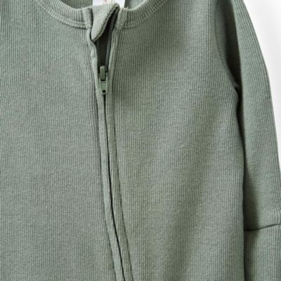 Baby Boys The Billie Long Sleeve Rib Romper