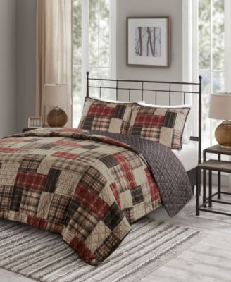 Timber Reversible 3-Pc. Quilt Set, Full/Queen
