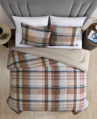 Harper Plaid 3-Pc. Comforter Sets