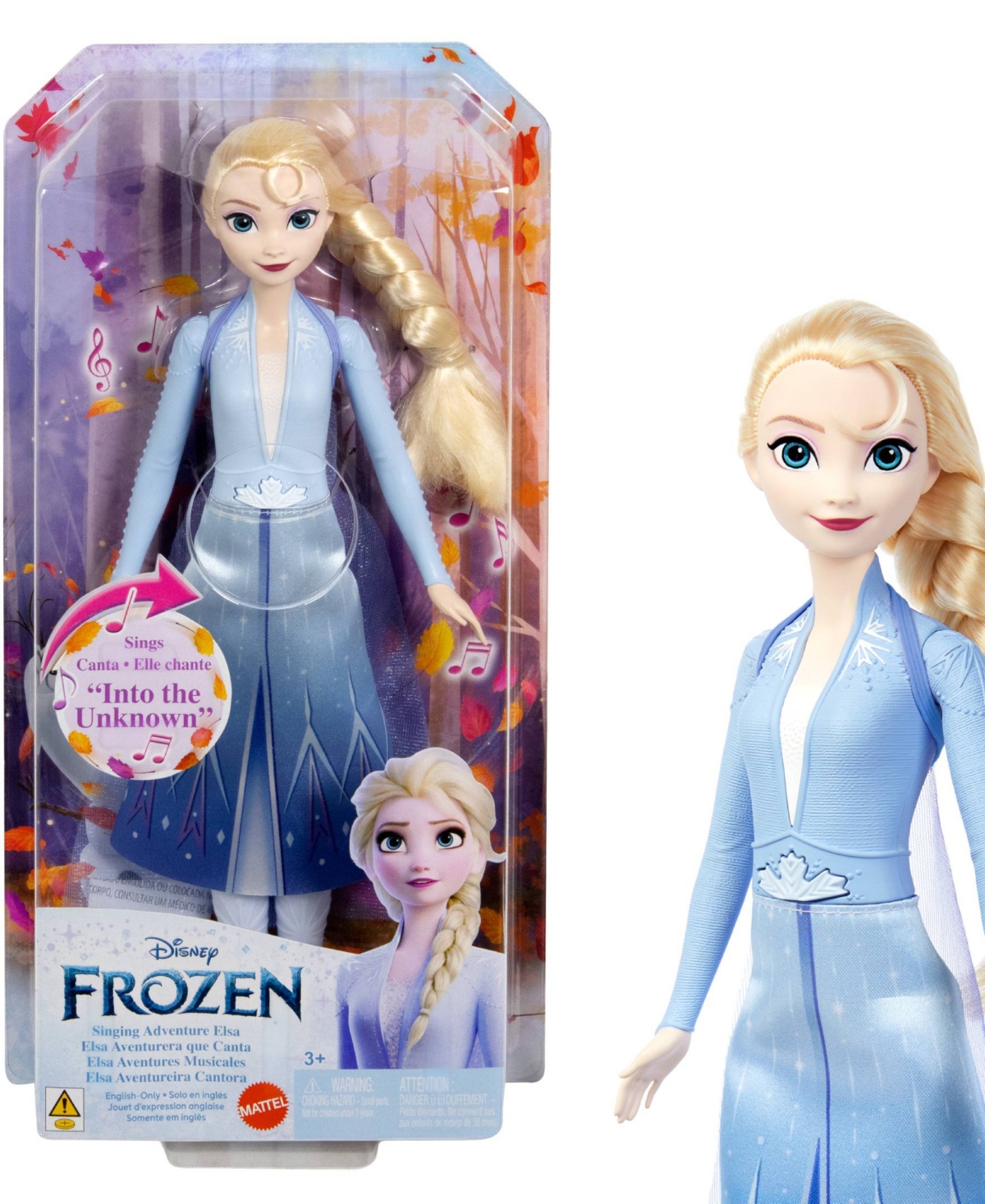 Disney Princess Kids' Frozen Singing Adventure Elsa Doll In Multi-color