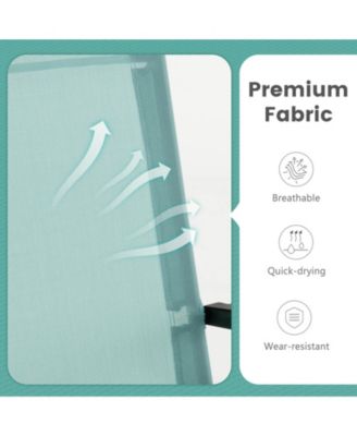 Patio Dining Chair Set of 2 with Armrests and Metal Frame