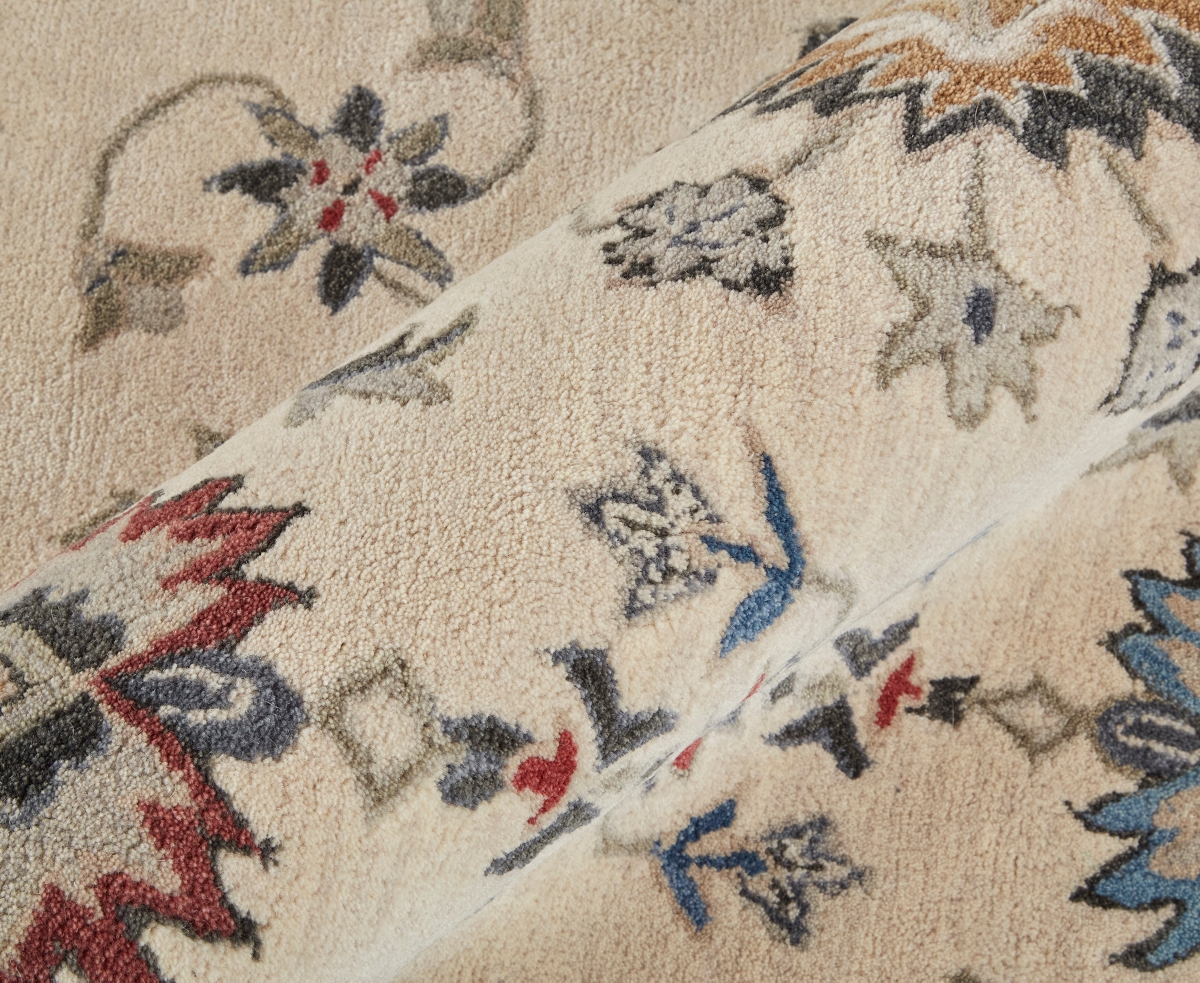 Feizy Rylan 8641f 4'x6' Area Rug In Ivory,blue