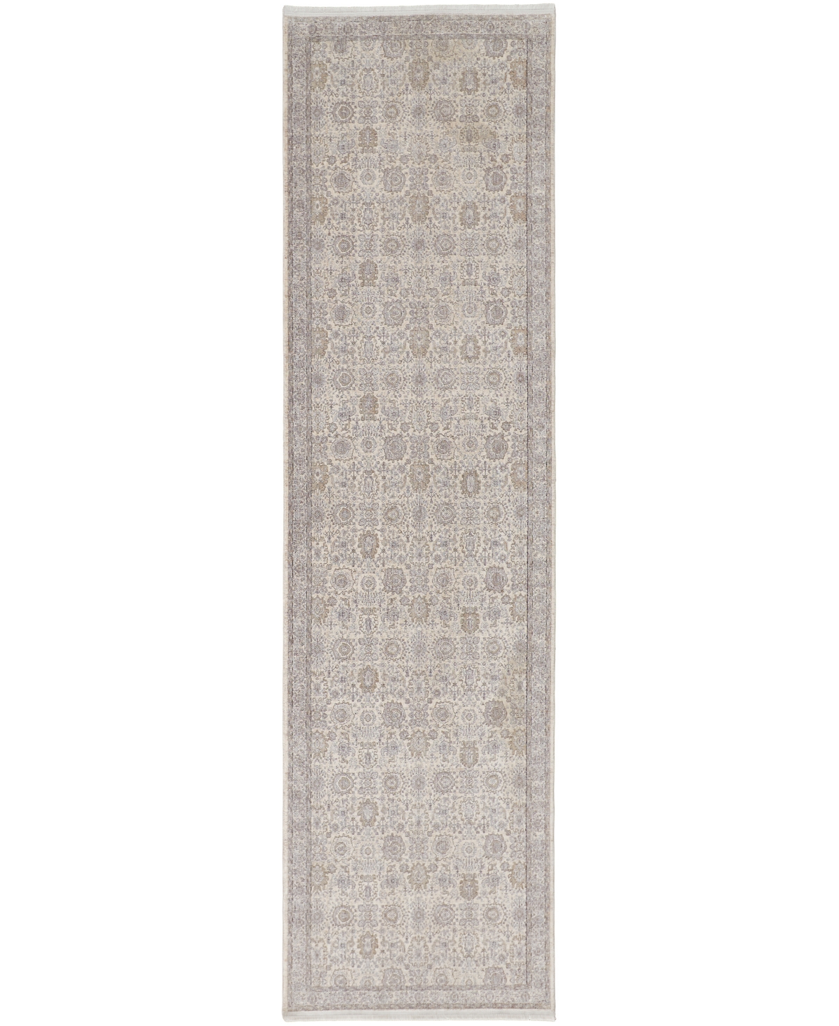 Feizy Marquette 3776f 2'8''x10' Runner Area Rug In Gray