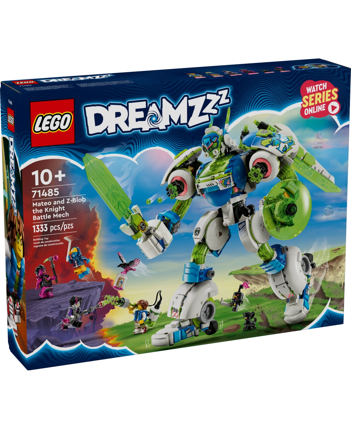 LEGO DREAMZZZ MATEO AND Z-BLOB THE KNIGHT BATTLE MECH TOY 71485 