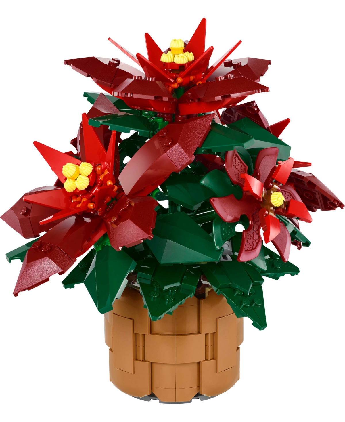 Lego Icons Poinsettia Plant Decor Building Set 10370 In Multi Color