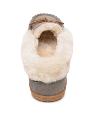 Women's Camp Collar Moc Slipper