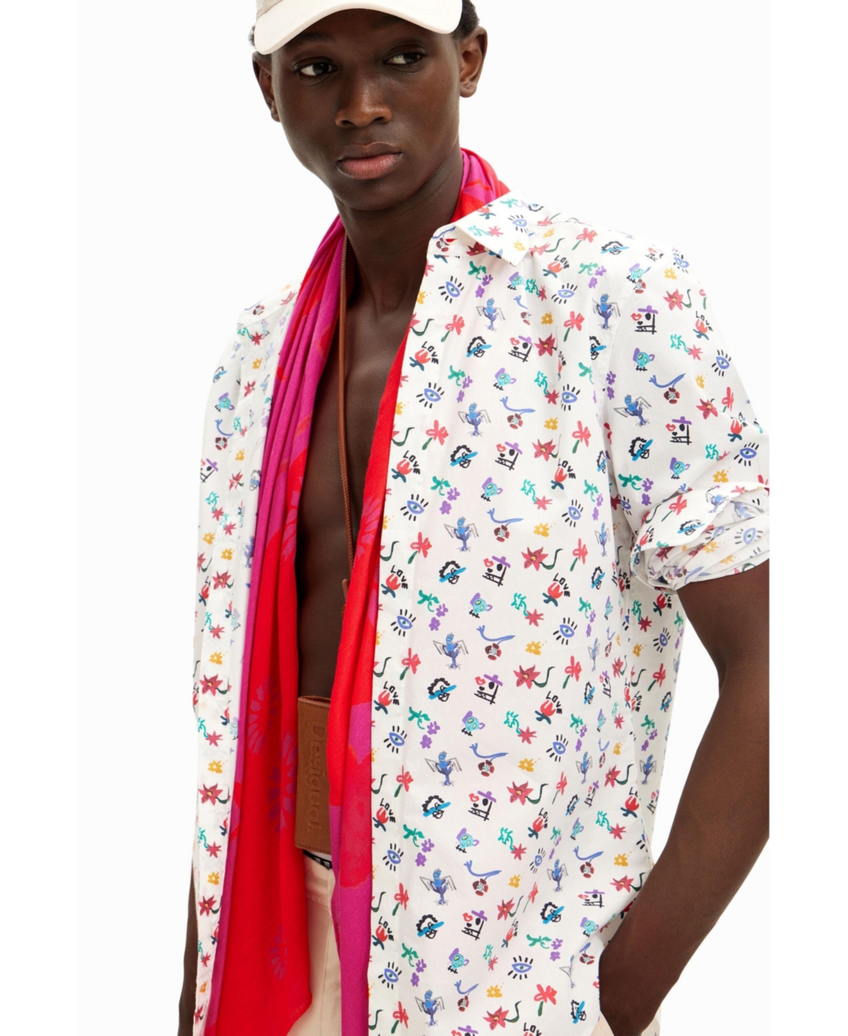 Desigual Men's Floral print shirt