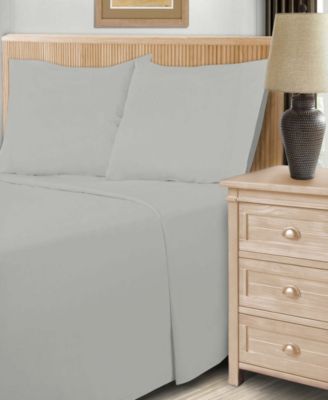 600 Thread Count Cotton Blend Solid Deep Pocket Sheet Set