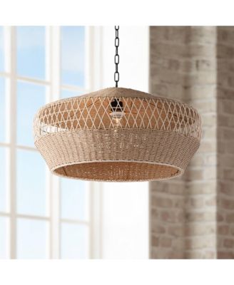 Matias Pendant Ceiling Light with Hanging Vine and Rope Modern Fixture