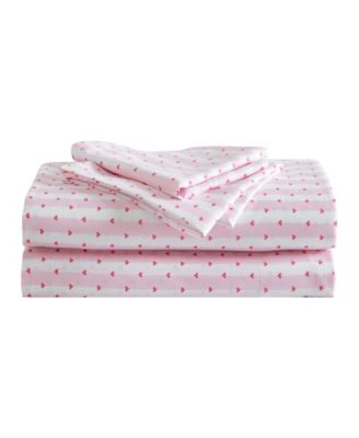 Printed Microfiber 3 Piece Sheet Set, Twin XL