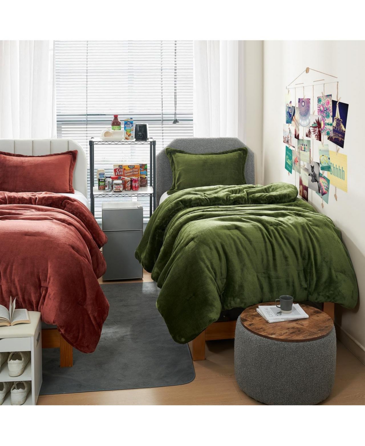 Coma Inducer Oversized Comforter Set - Me Sooo Comfy -- Pesto